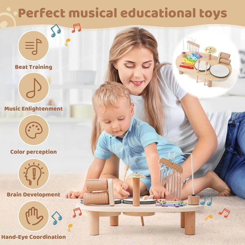 Wooden Percussion Music Toy