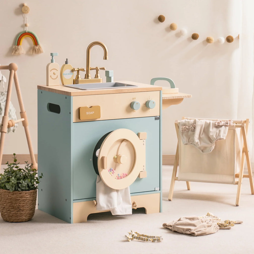 Toy Washing Machine, Clothes Basket Iron, Sink