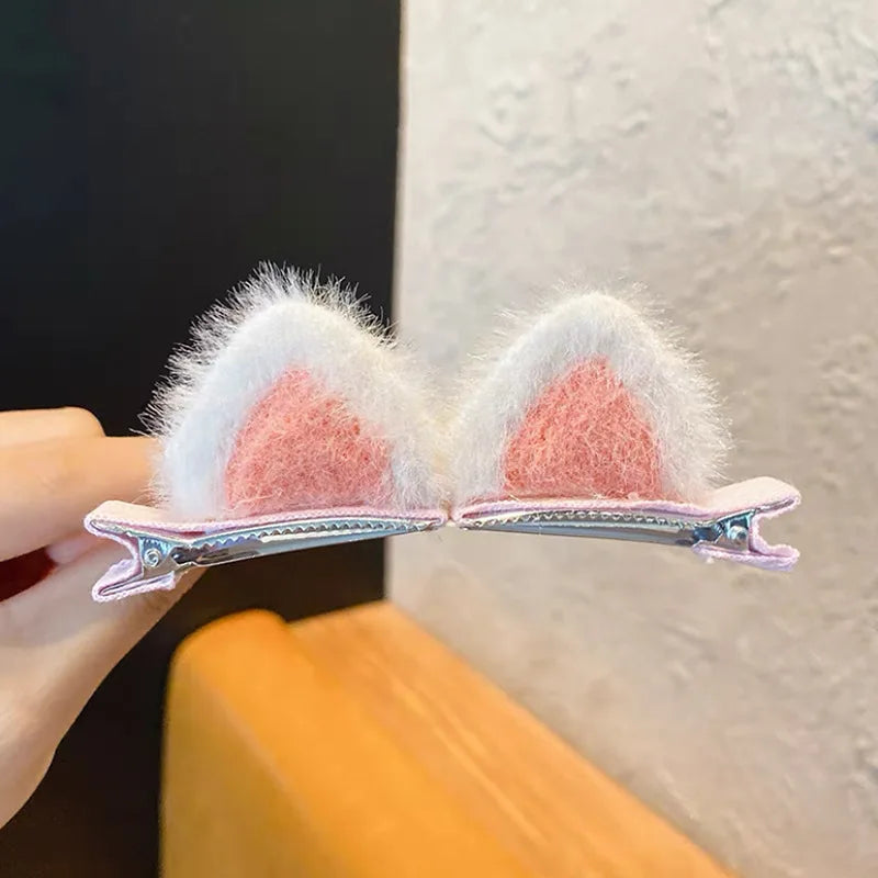 Plush Cat's Ears Hair Clip