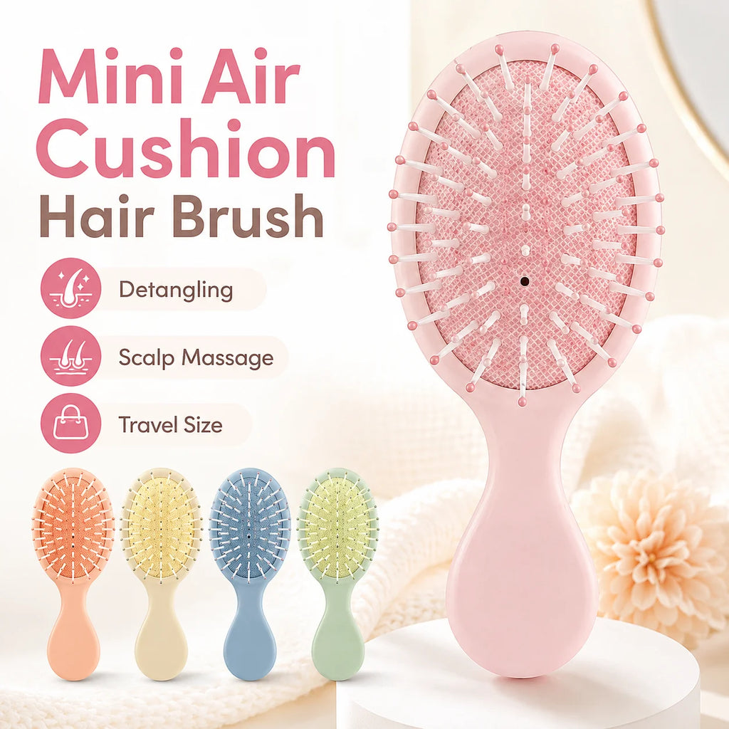 Mini Air Cushion Detangling Hair Brush