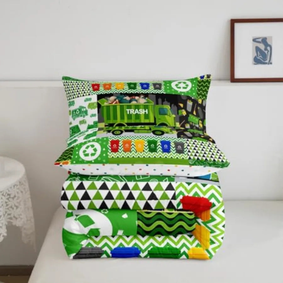 Garbage Truck Bedding Comforter Sets