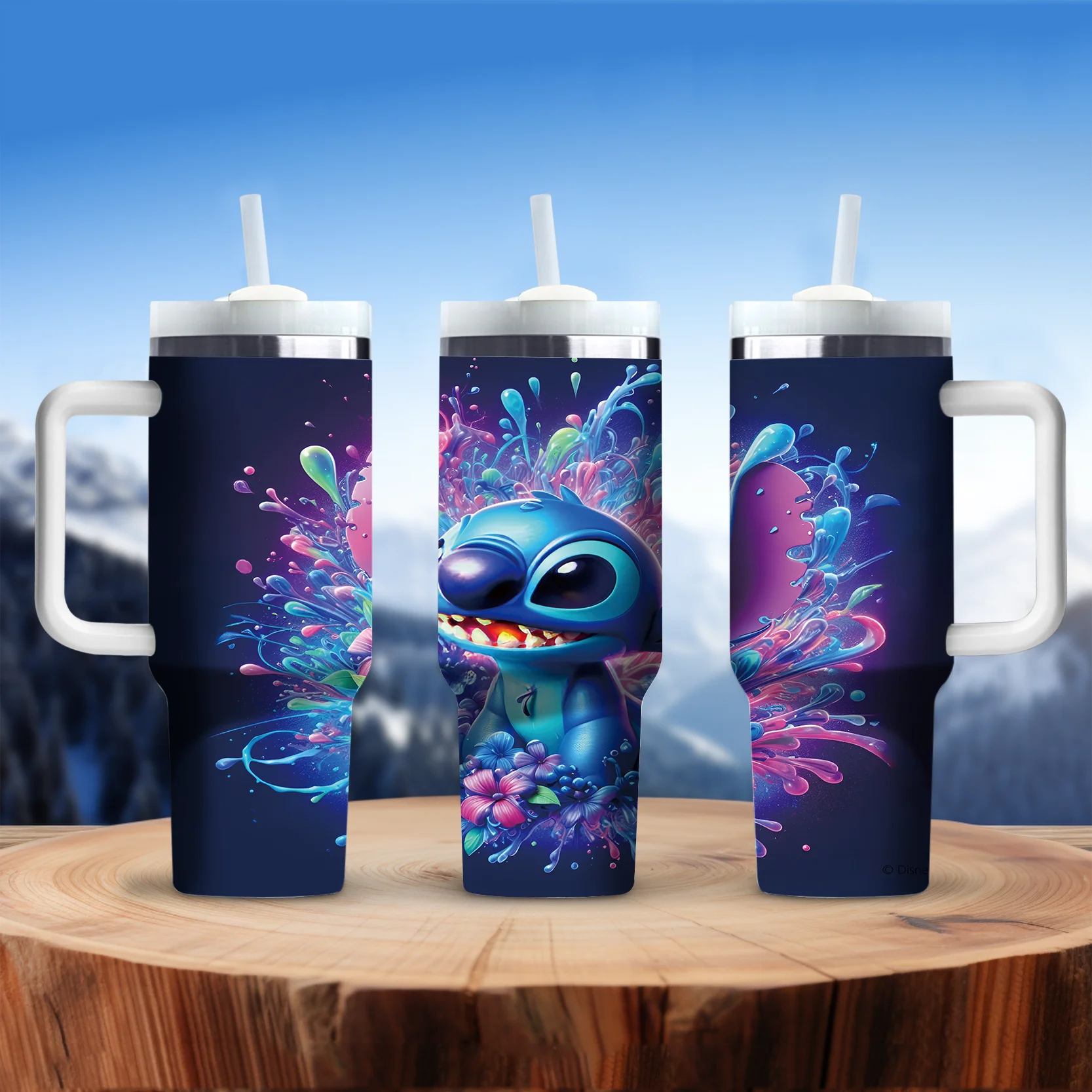 Stitch and Angel 40oz Insulated Tumbler