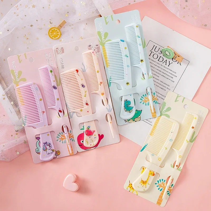 2pcs Kids Hair Combs Set