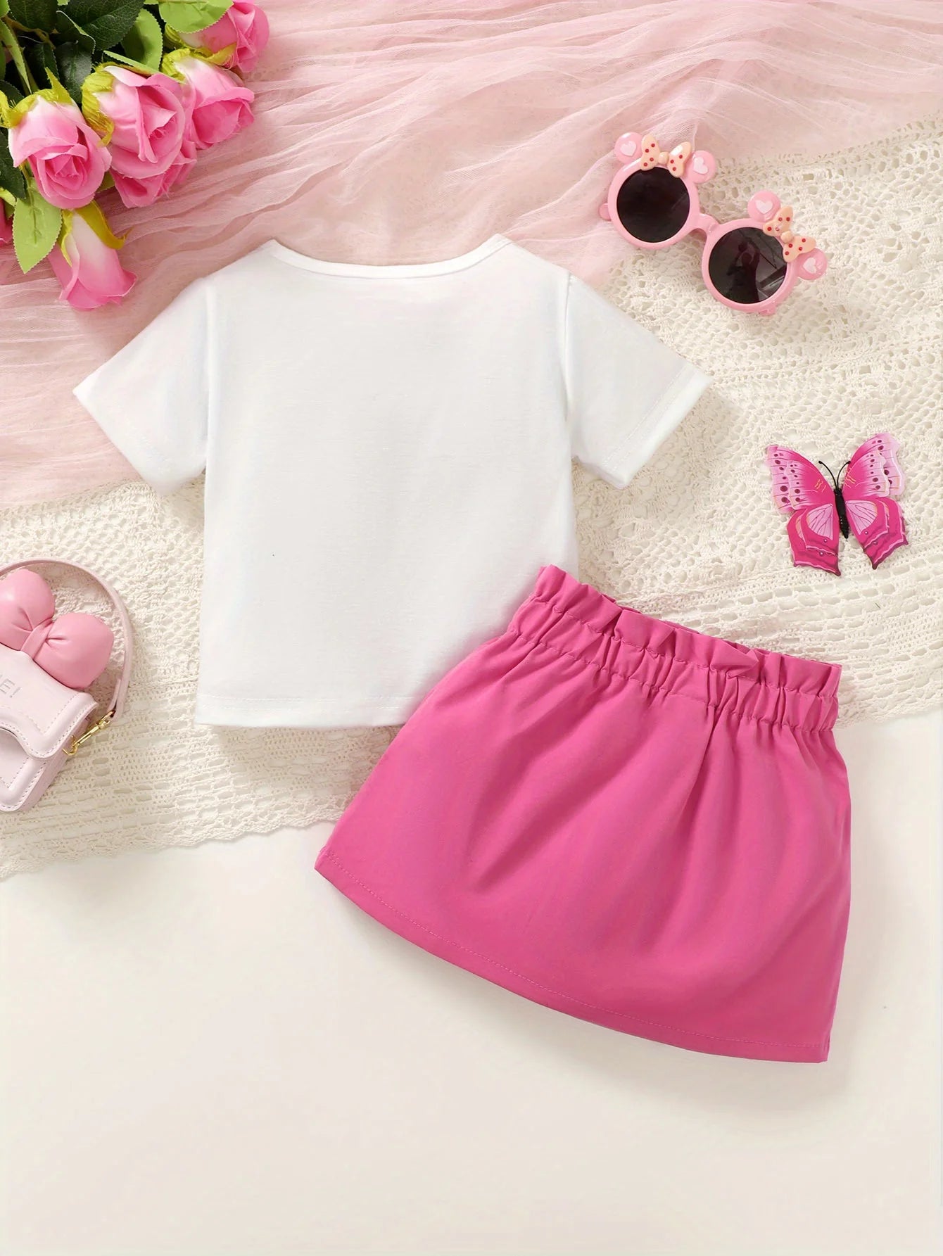 Sweet Print Tee & Pencil Skirt