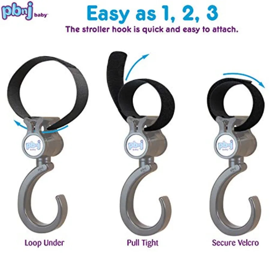 2 Pack Stroller Hooks