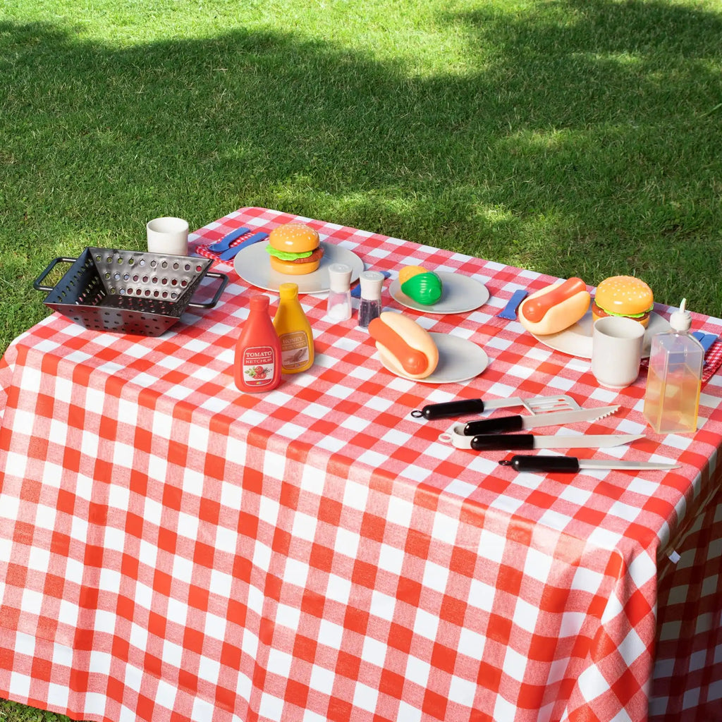 27 Pcs BBQ Grill Pretend Play Food Sets