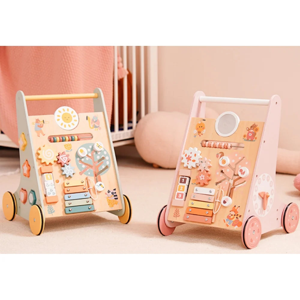 Push Wooden Baby Walker