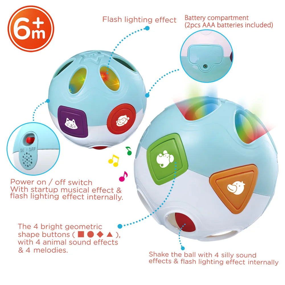 Baby Musical Crawling Learning Ball