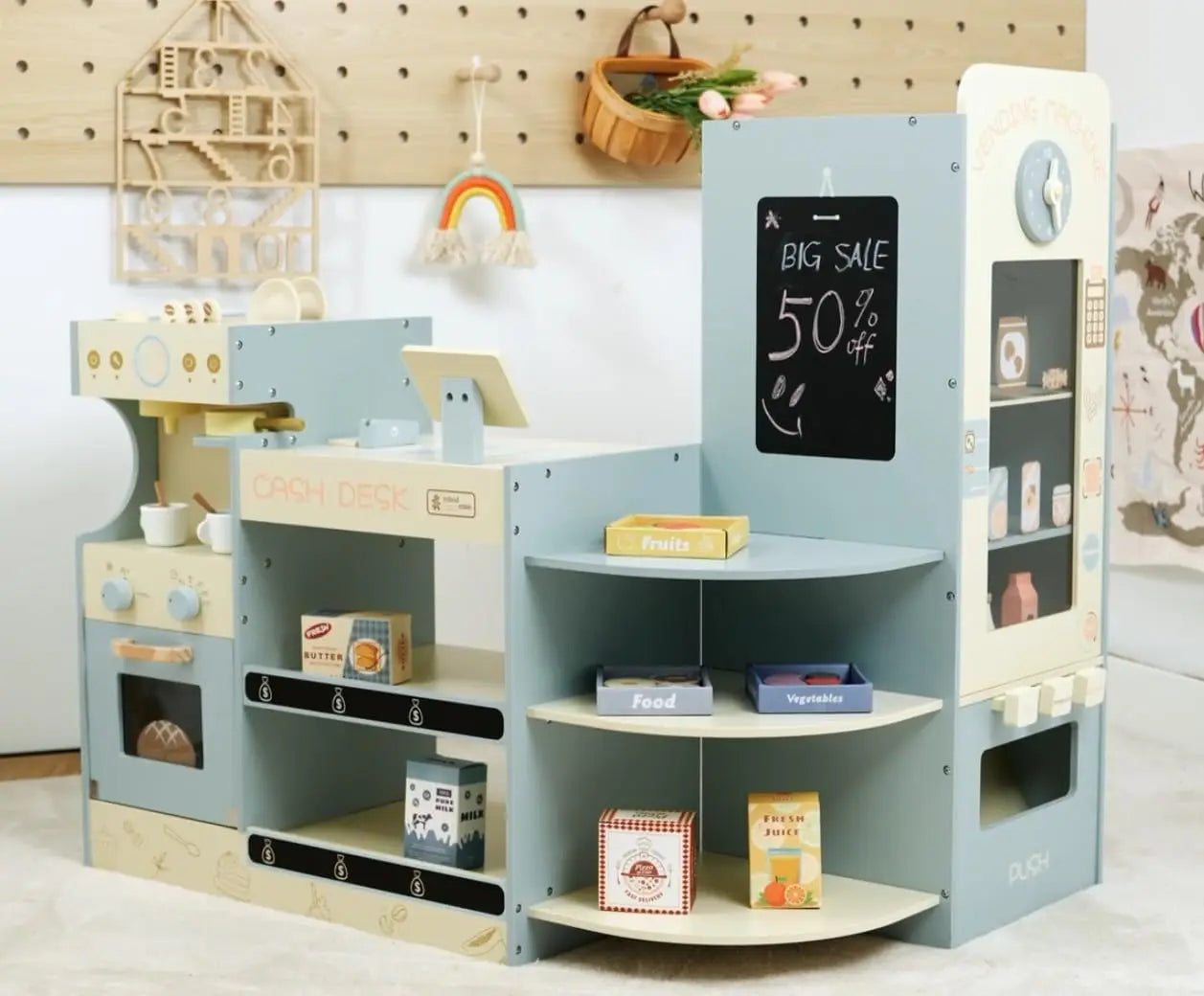 Kids Pretend Play Grocery Store