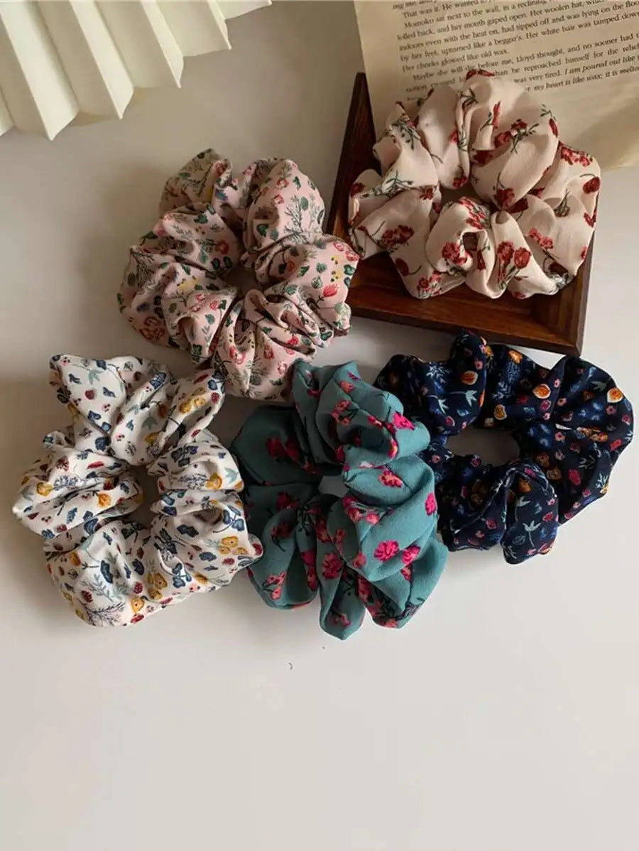 5pcs Scrunchies Hair Ties