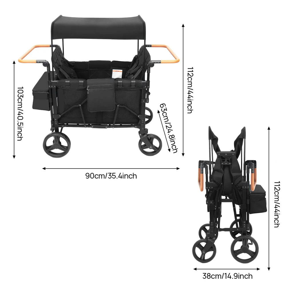 4 Seats Stroller Wagon