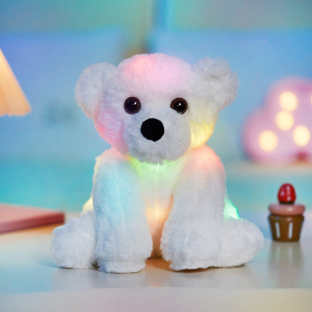 Glowing Little White Bear Plush Toy