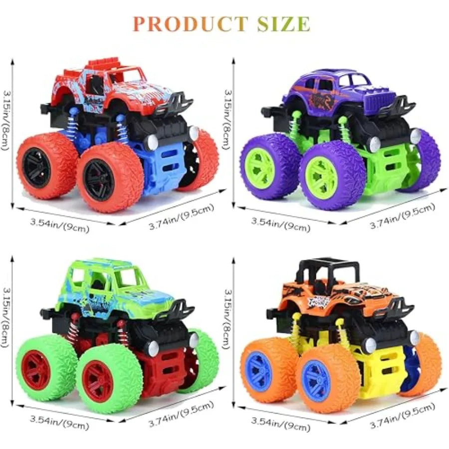 4 Pack Monster Trucks