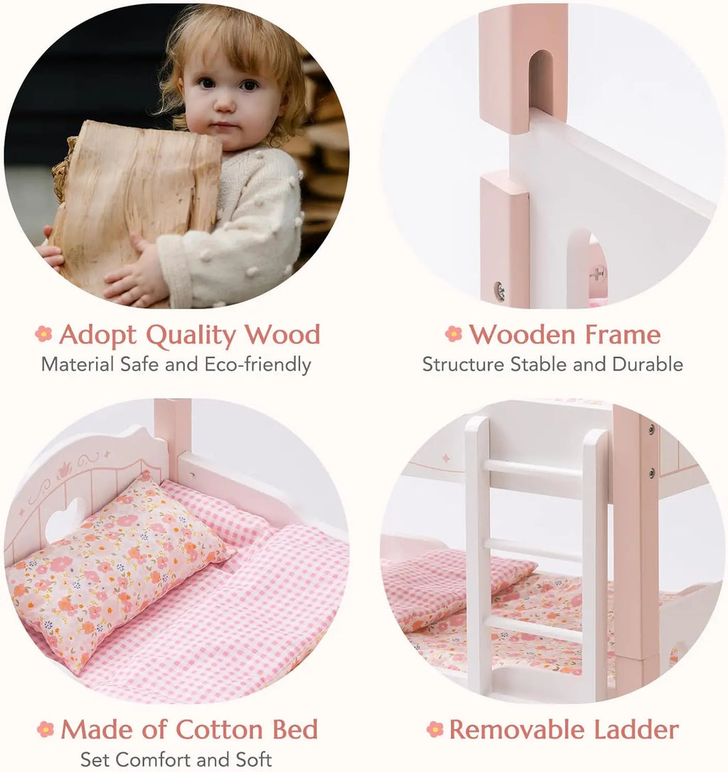 Baby Doll Bunk Beds for 18 inch