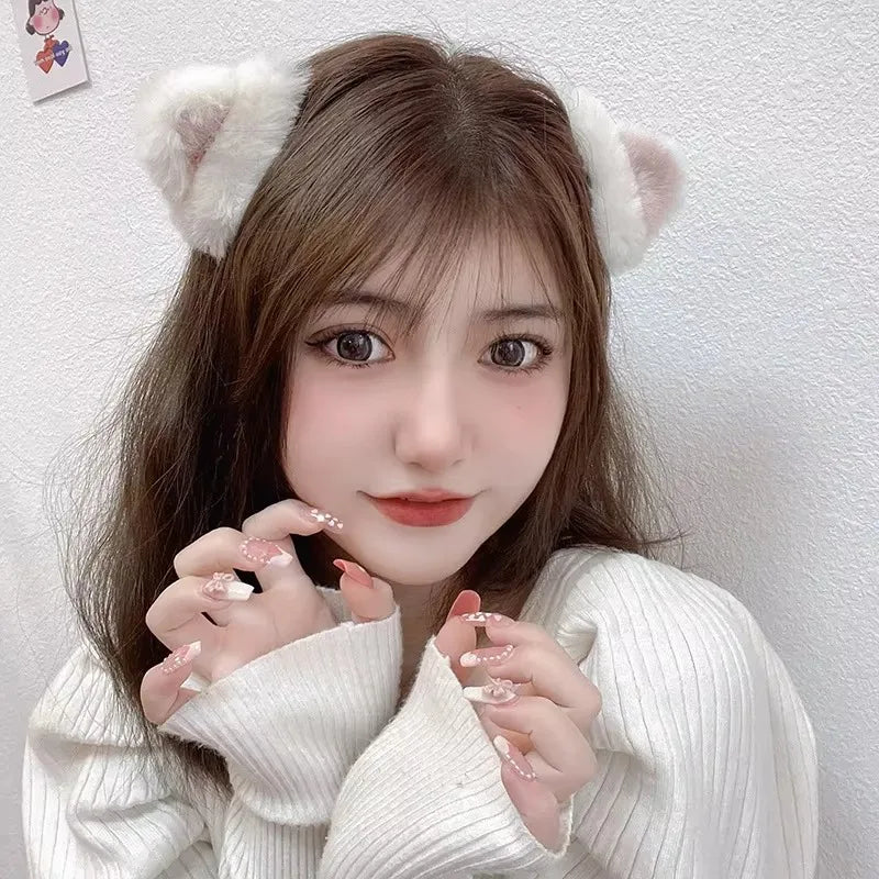 2Pcs Plush Cat Ears