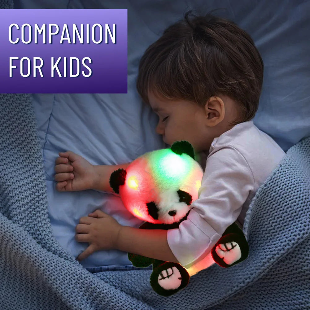 8'' Light Up Panda Stuffed