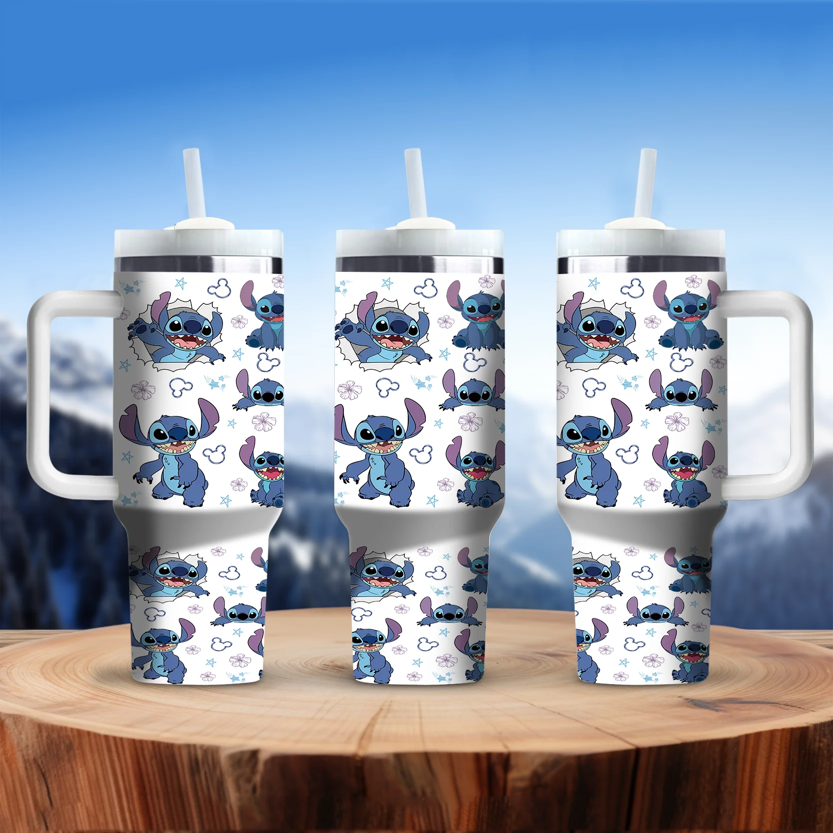 Stitch and Angel 40oz Insulated Tumbler