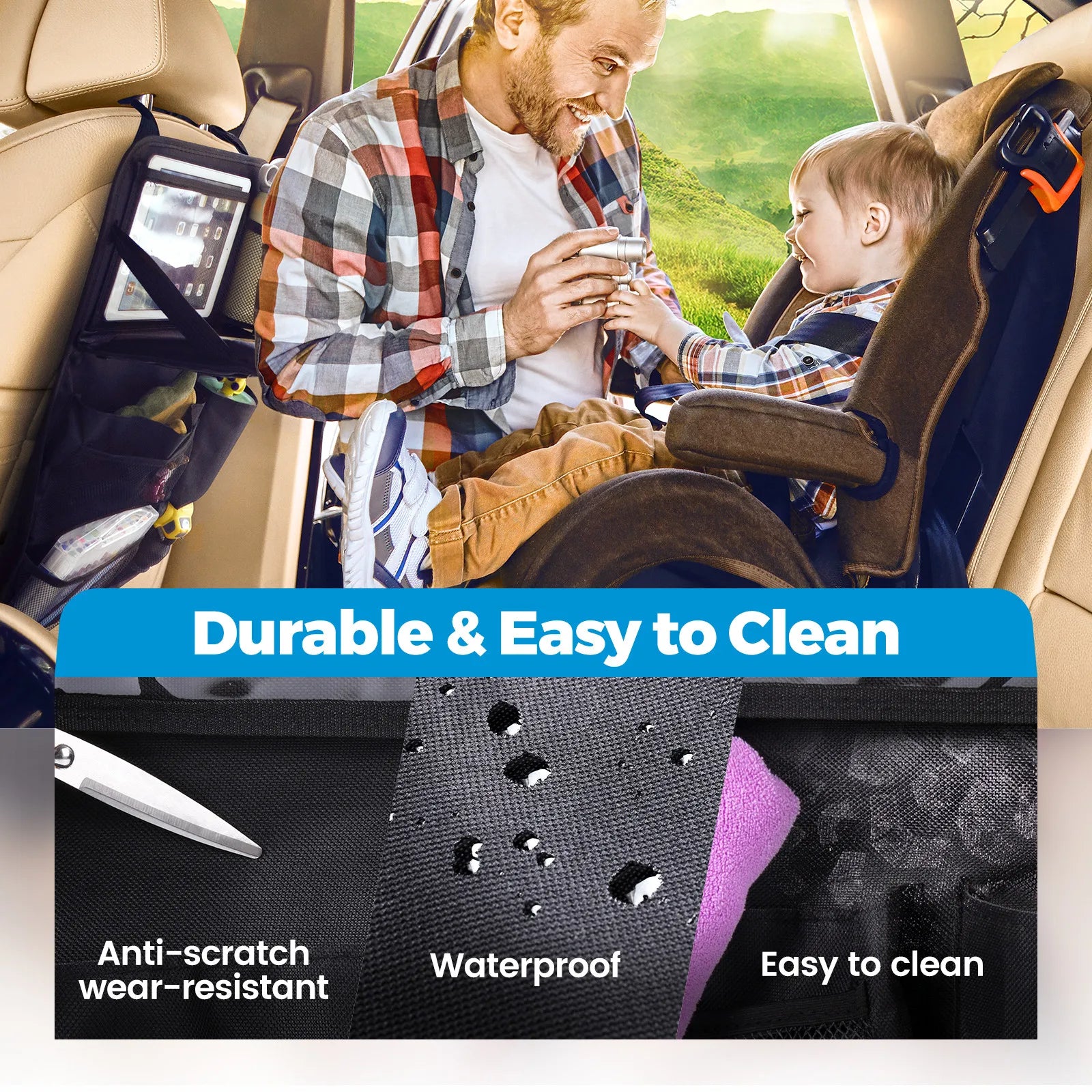 2X Car Seat Back Storage Bag