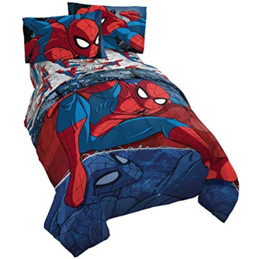 Spiderman 4 Pcs Bed Set