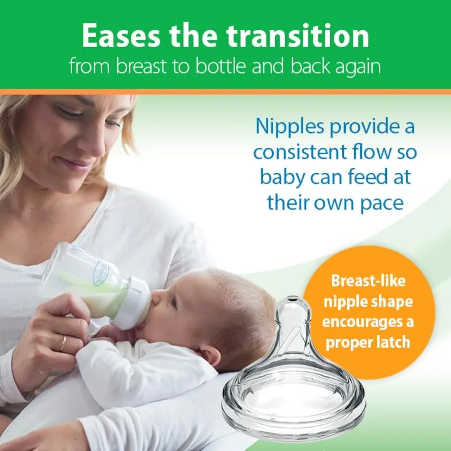 Dr. Brown's Anti-Colic Glass Baby Bottles