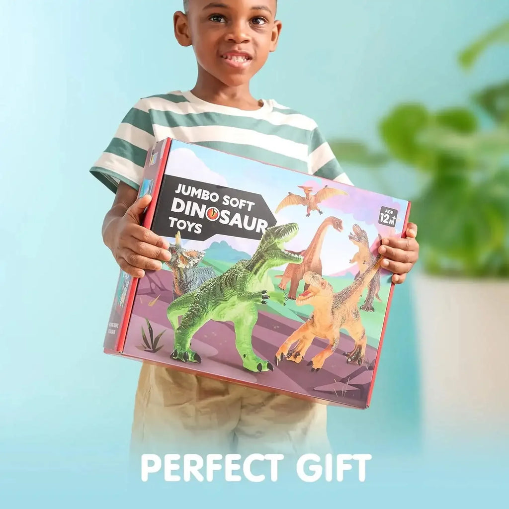 6 Pcs Jumbo Dinosaur Set