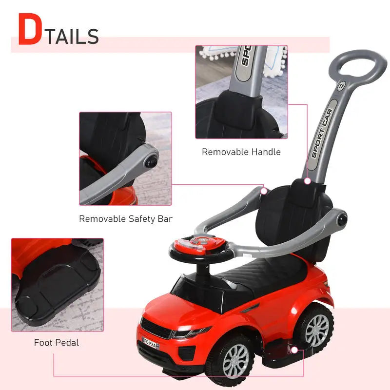 2 In 1 Stroller Push Cars for Toddlers