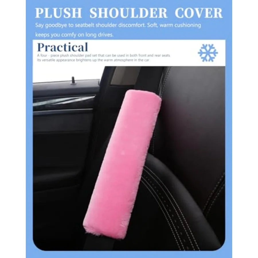 4 Pack Car Seat Belt Pads