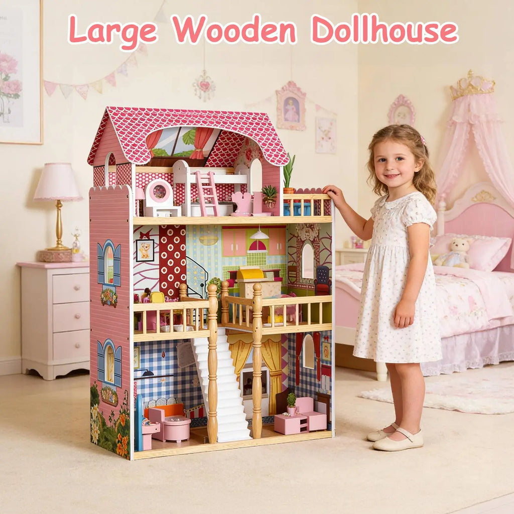3 Story Doll House Doll Cottage