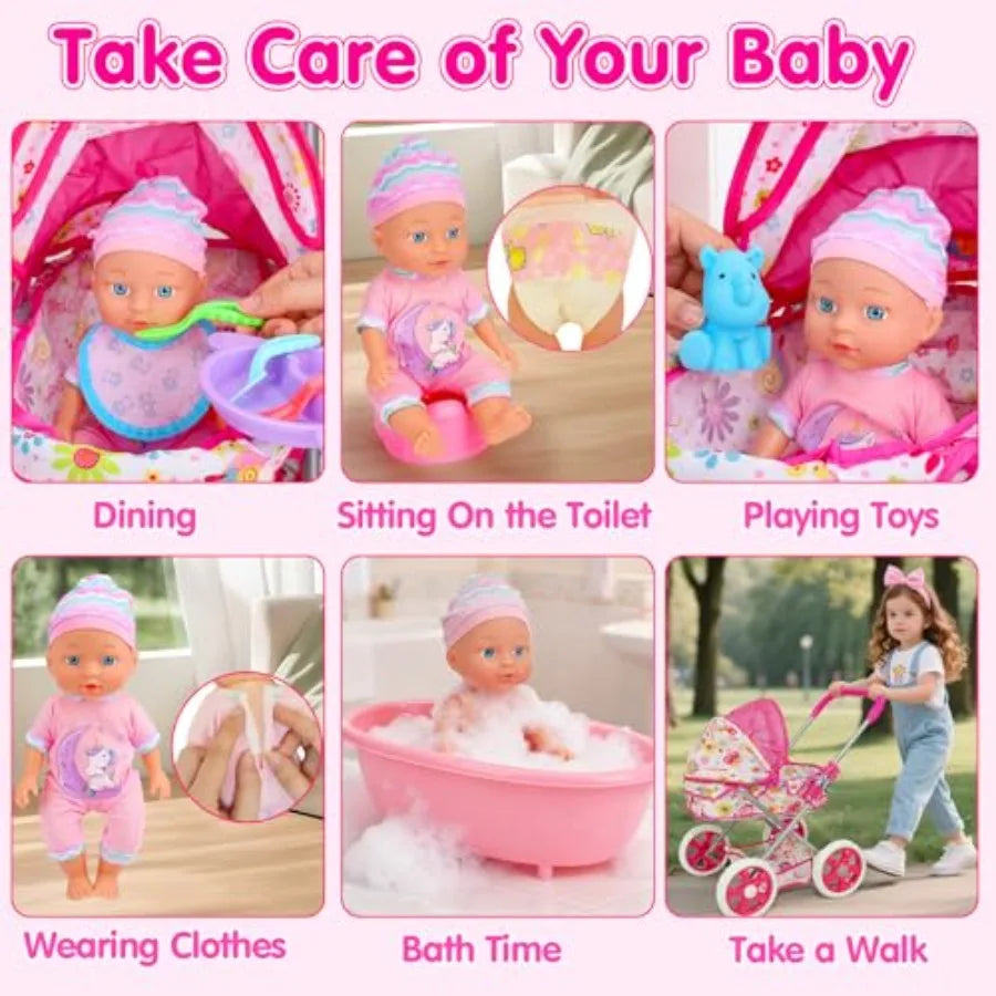 20PCS Baby Doll Playset
