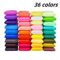 Set Of 36 Children Ultra Light Clay