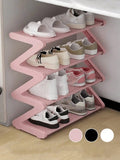 Z-Shaped Shoe Rack Standing Organizer