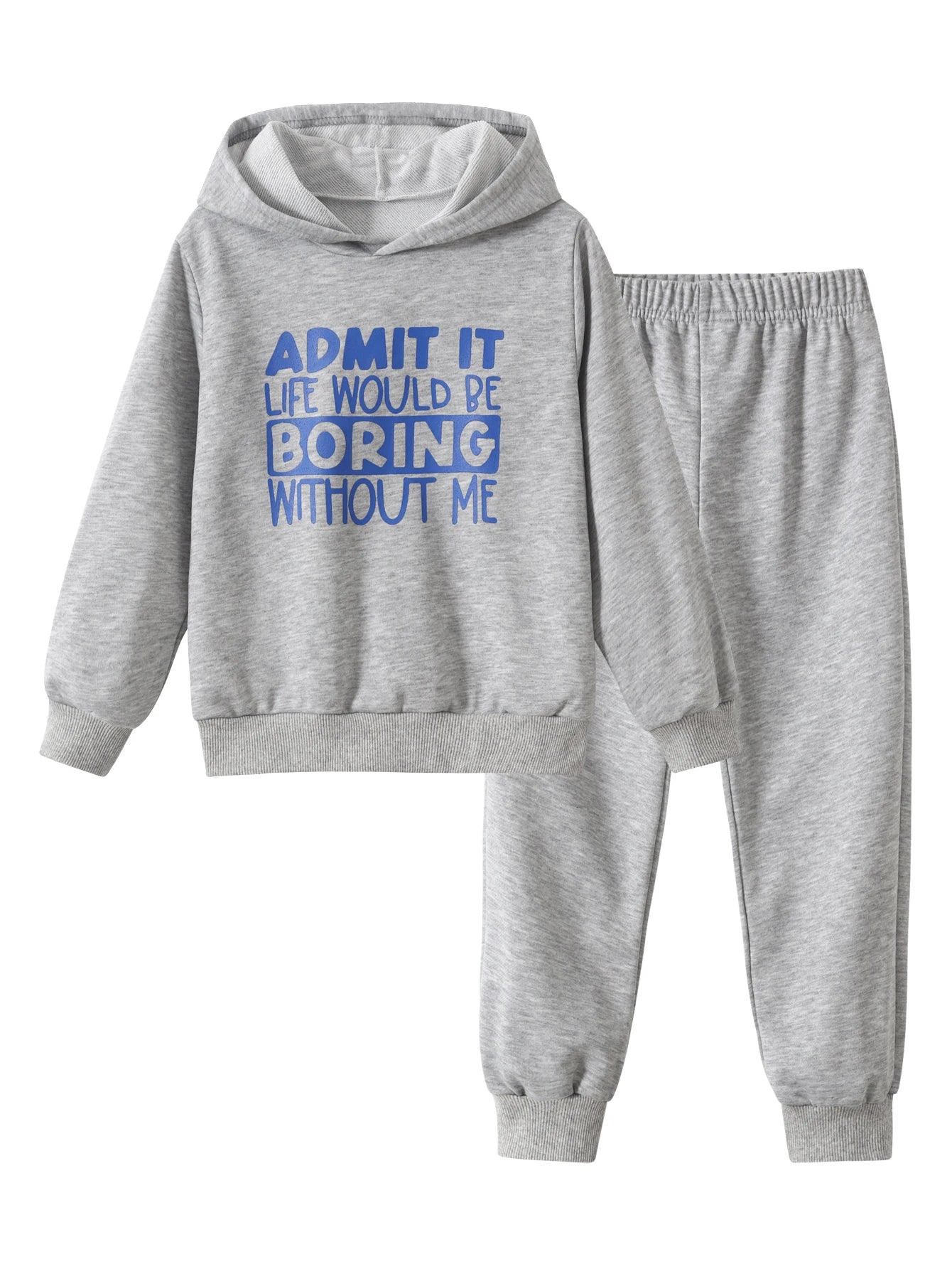 6 Pack Boys Hoodie Pants Set