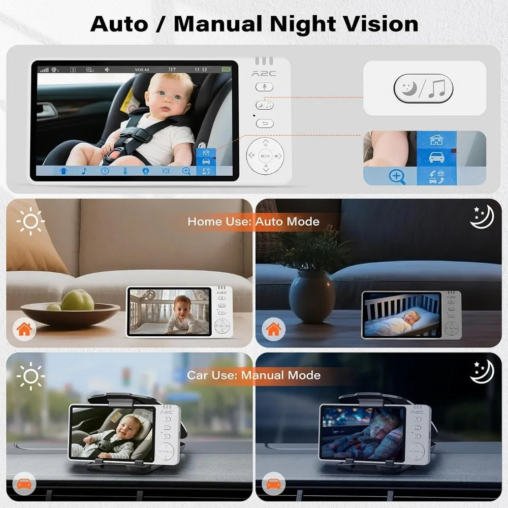 Wireless Baby Car Camera for Backseat