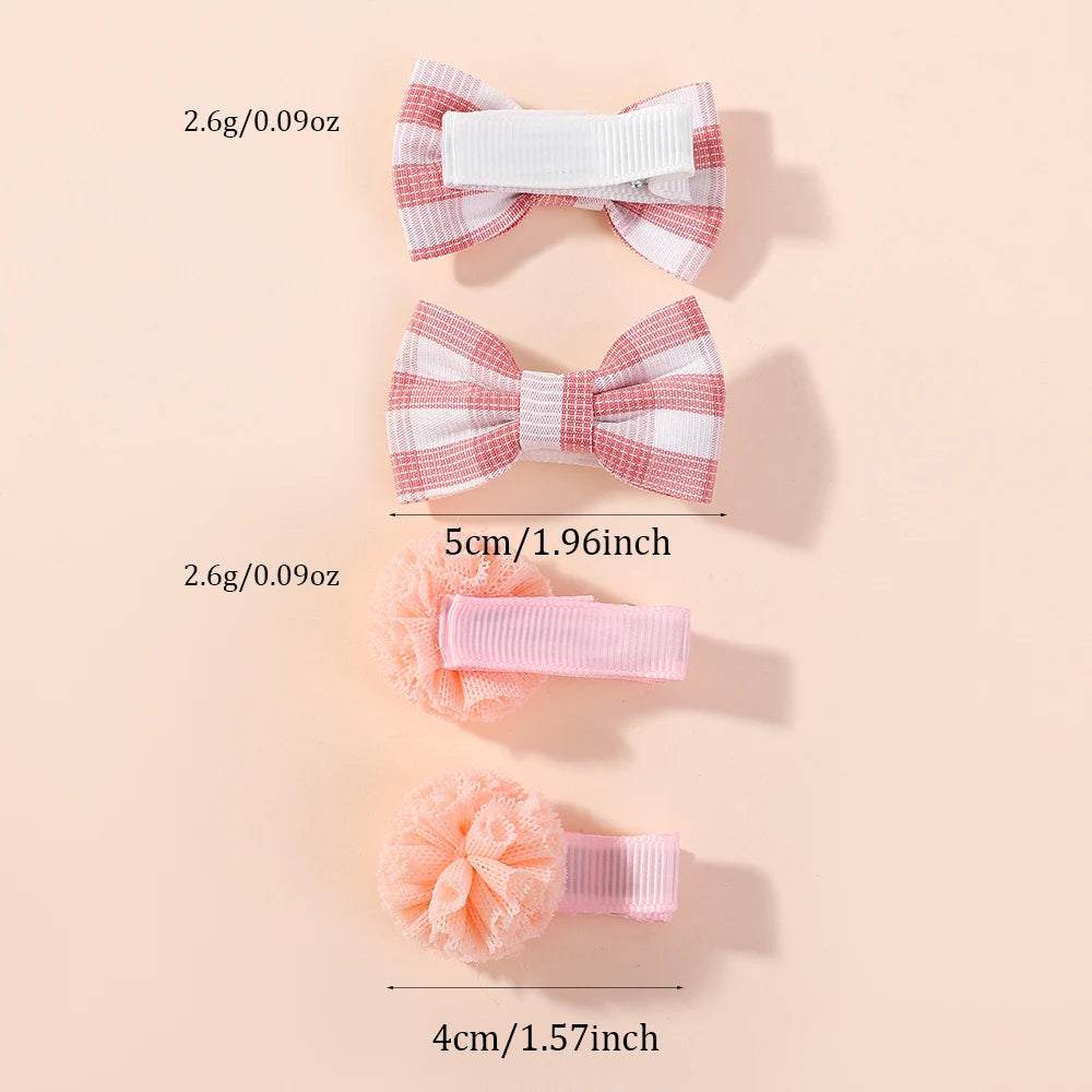 20pcs Kids Bows Hair Clips