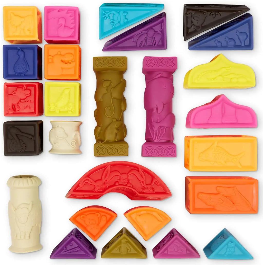 26 Soft Alphabet Blocks for Babies & Toddlers