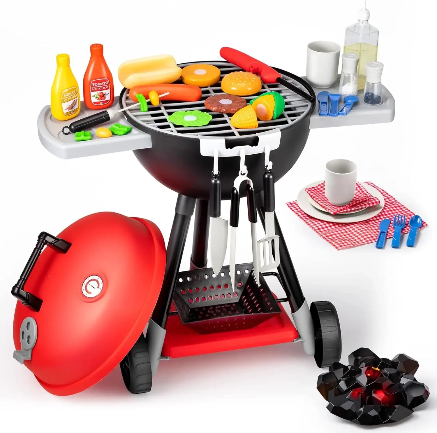 34 PCS  BBQ Play Grill