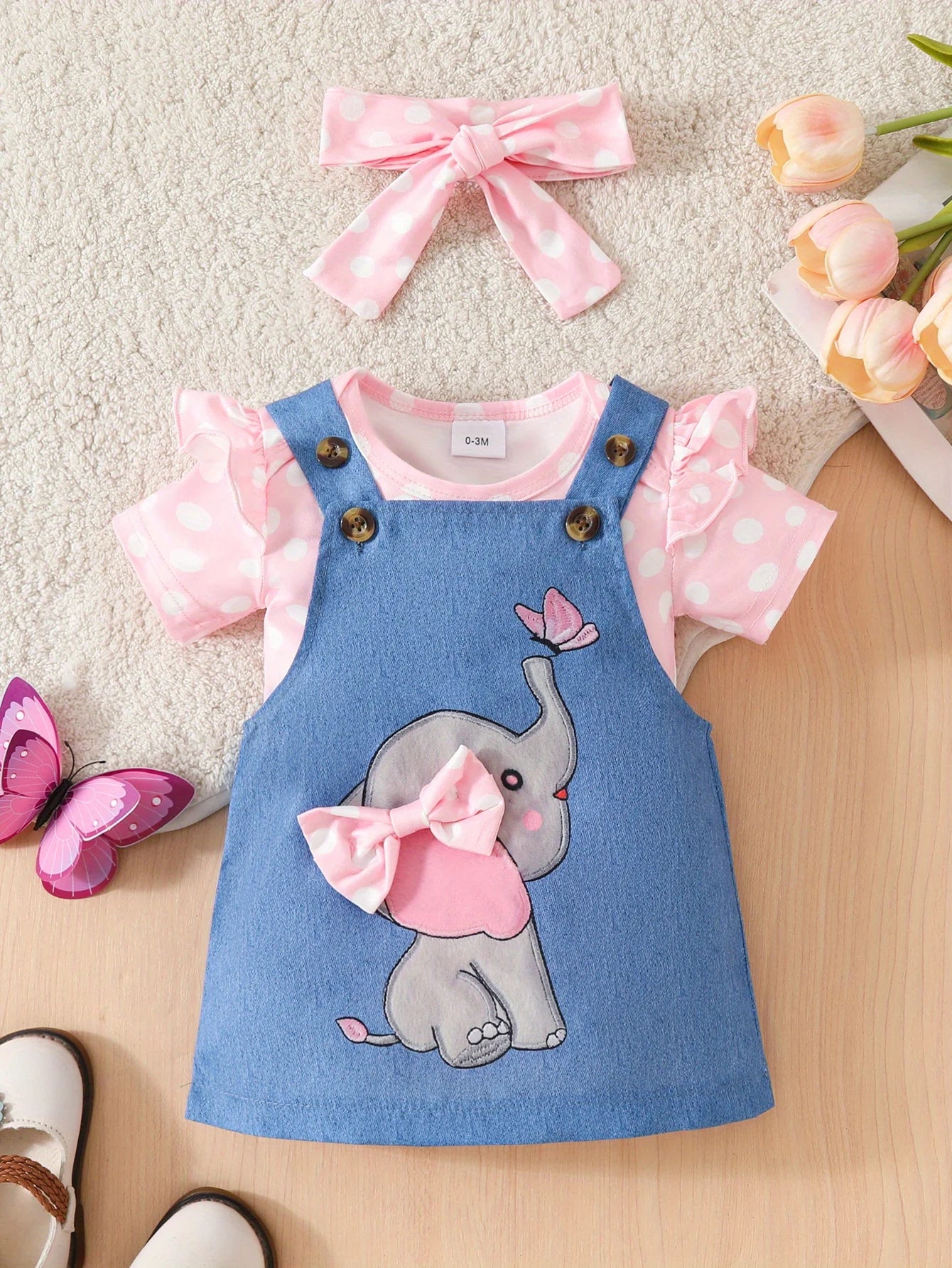 Cute Elephant Outfit Set