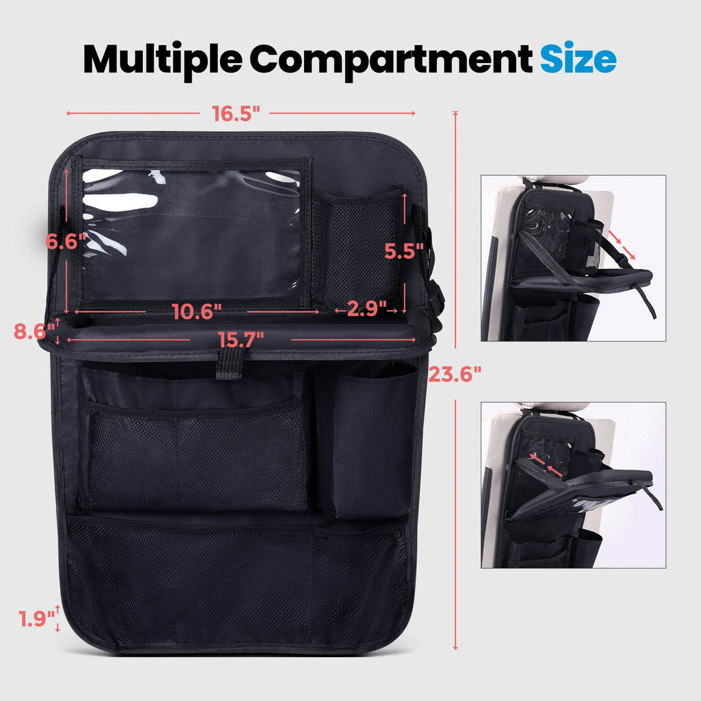 2X Car Seat Back Storage Bag