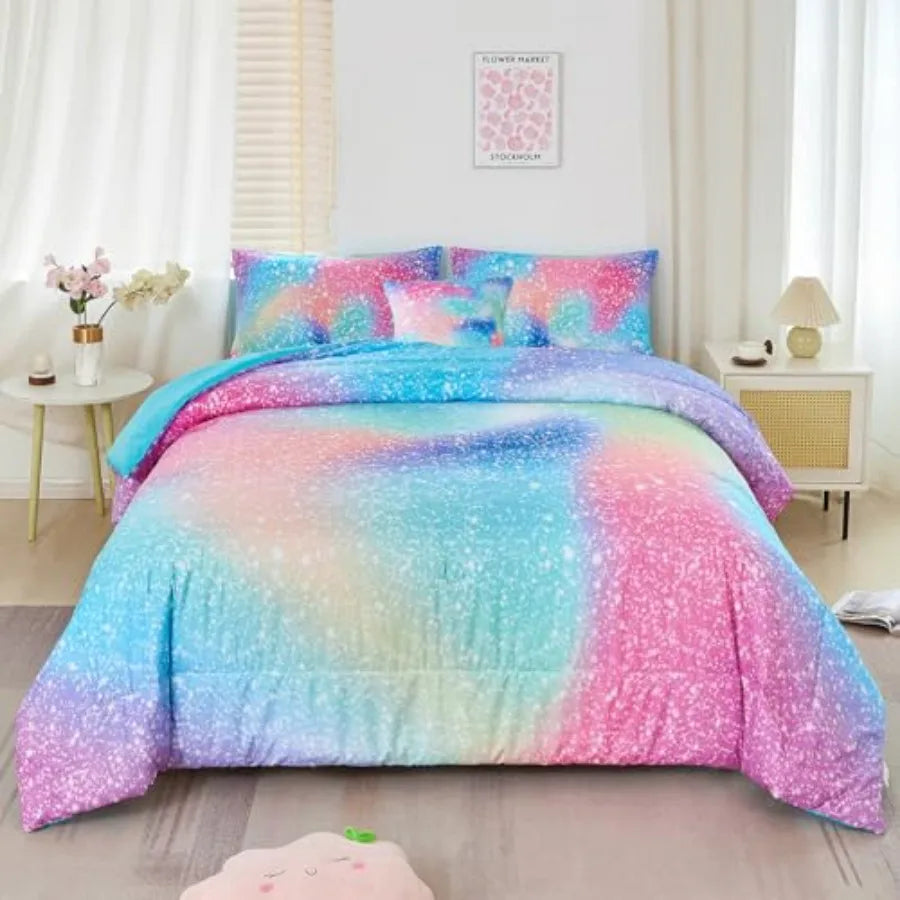 6 Pcs Colorful Comforter Set