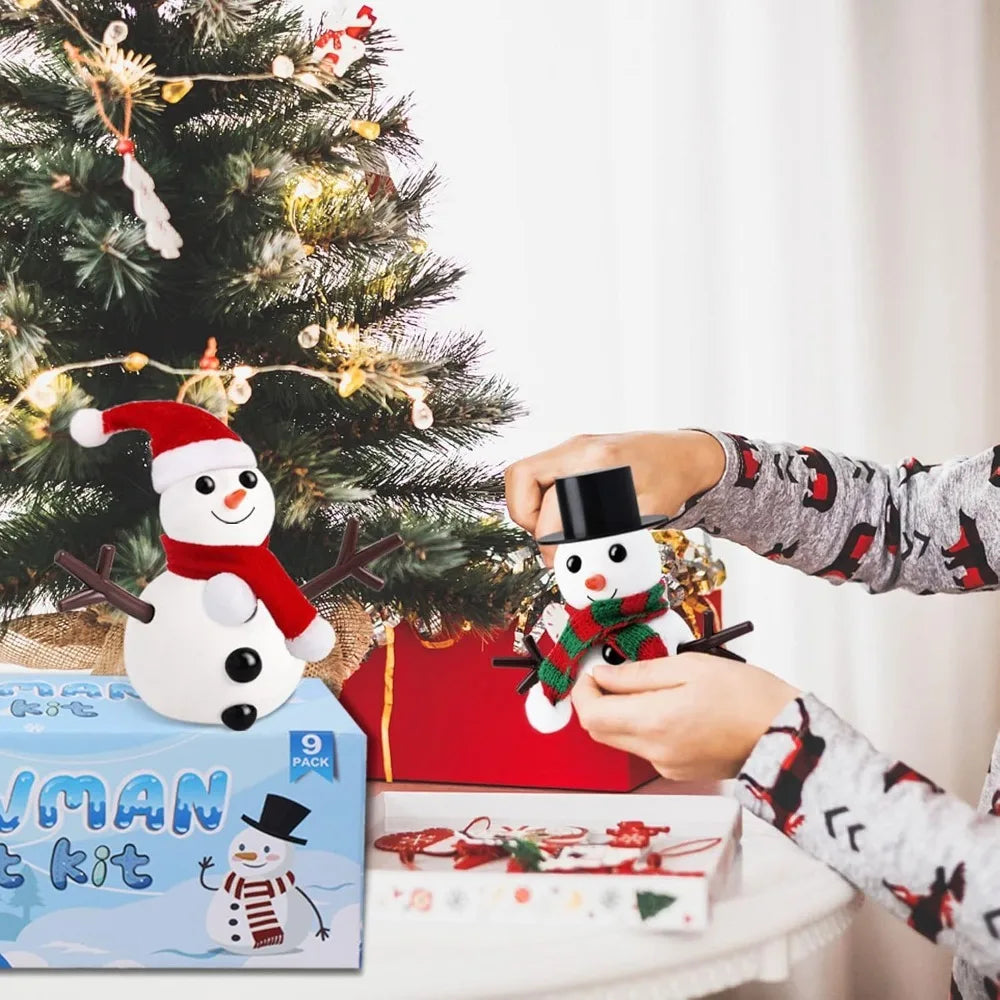 9 Pack Snowman Building Kit