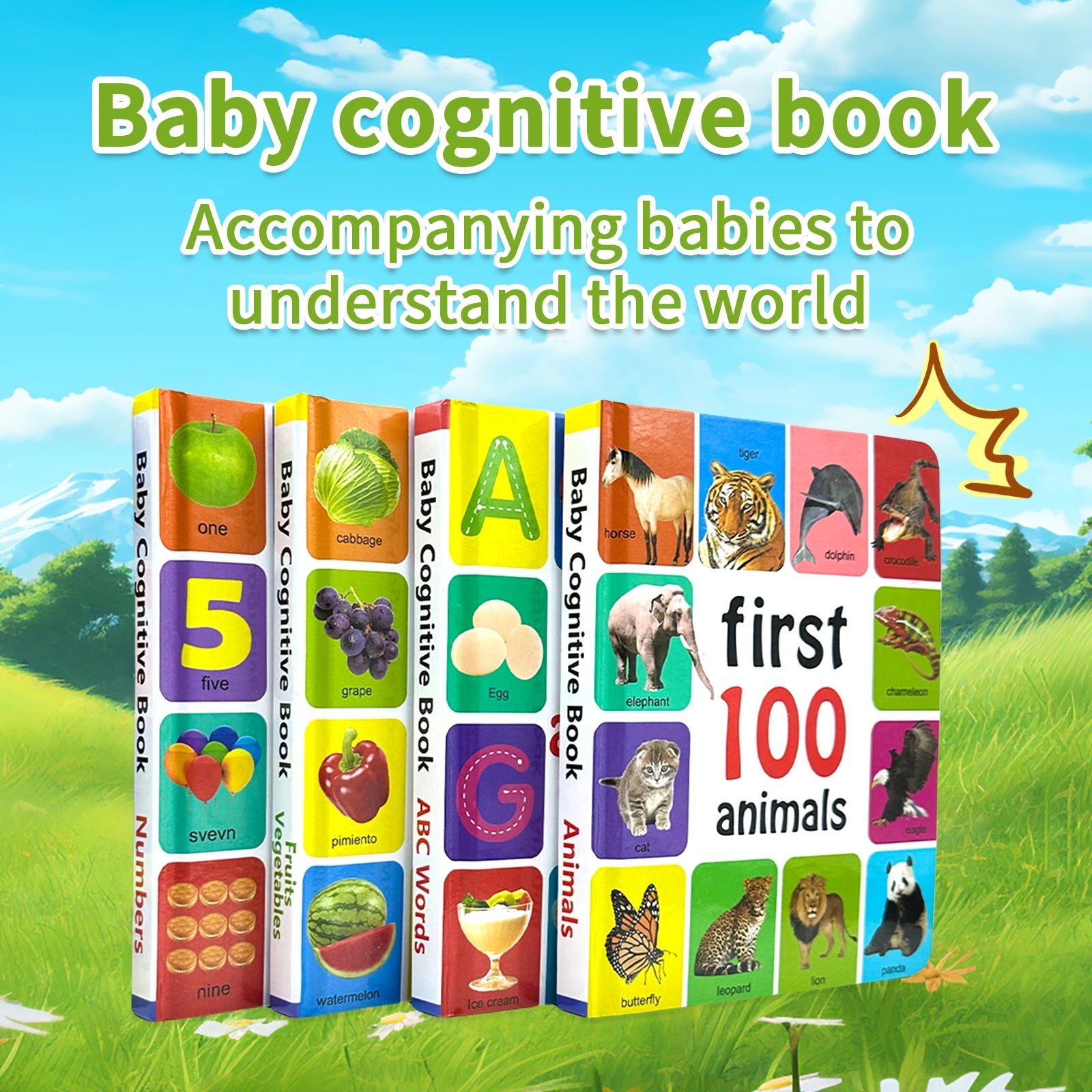 4 Learning Board Books
