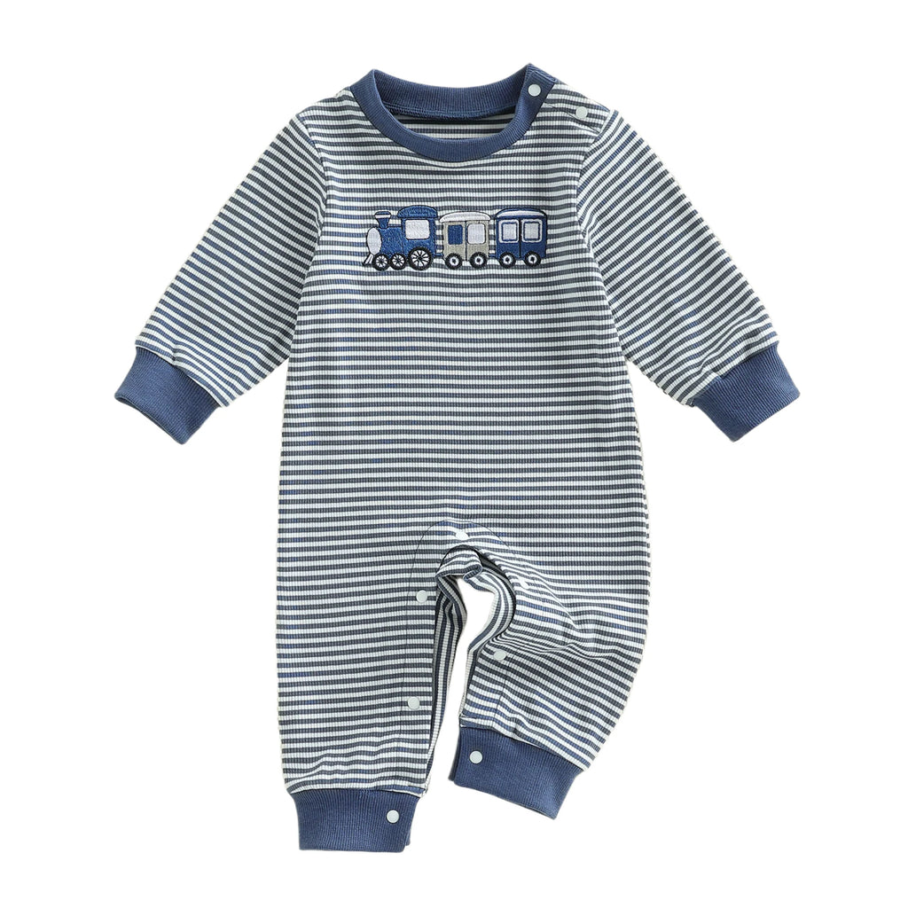 Fall Striped Playsuit