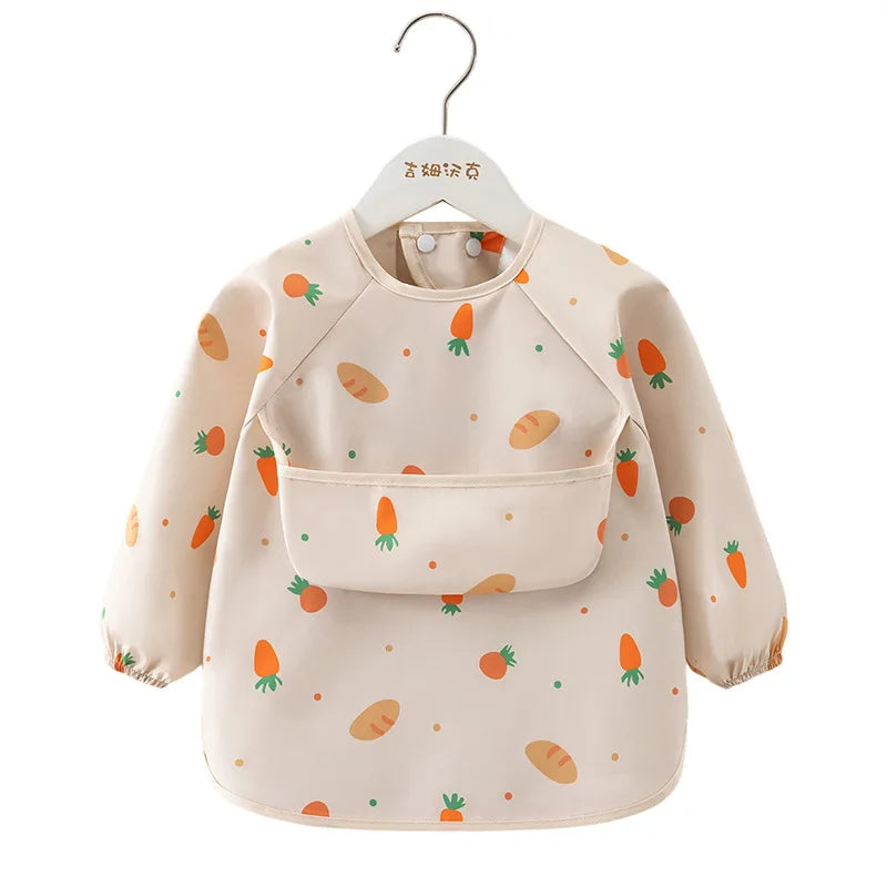 1PC Waterproof Long Sleeve Bib