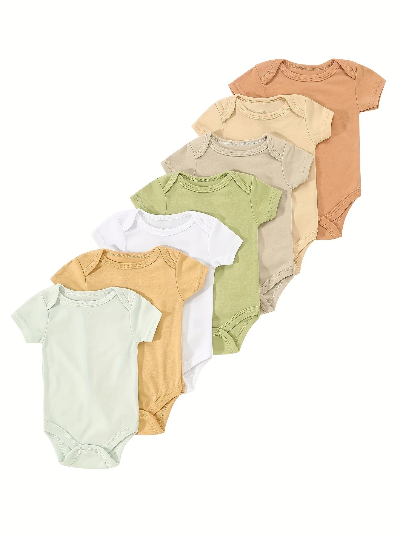 7pcs Set Infant Onesies