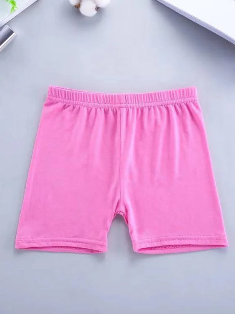 8pcs Candy Color  Shorts Ages 2-13