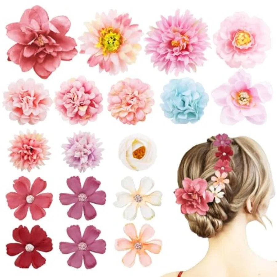 18 PCS Flower Hair Clip