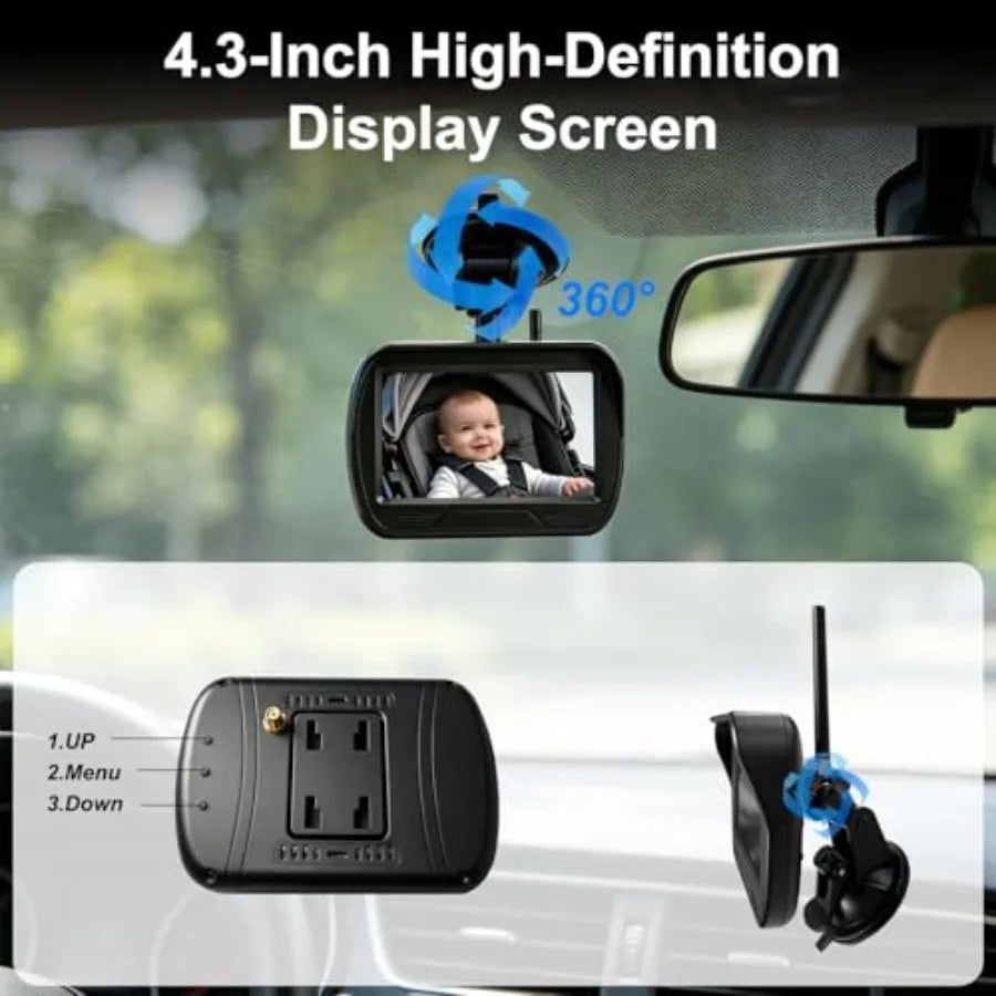 Wireless Baby Camera For Rear-Facing Seat