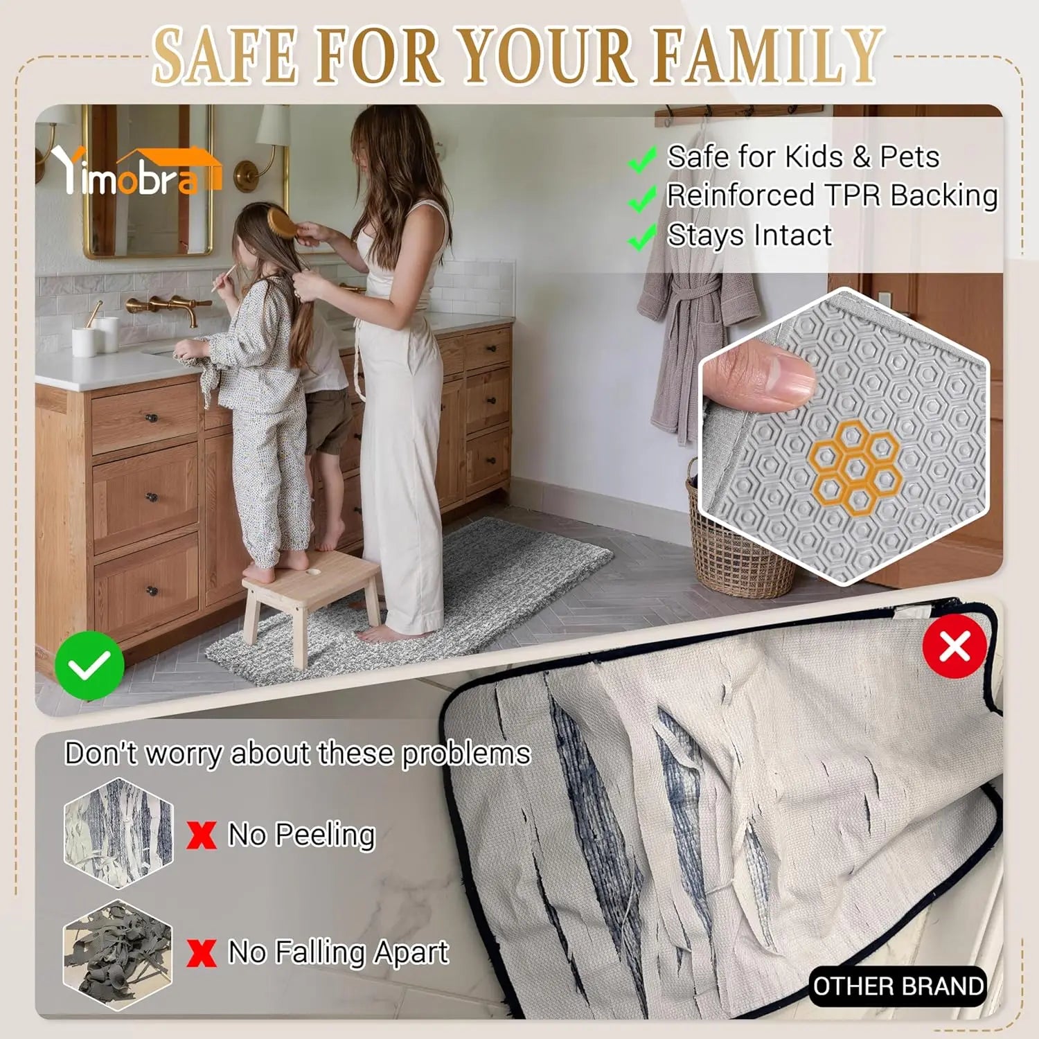 Non Slip Ultra Soft Bathroom Rugs