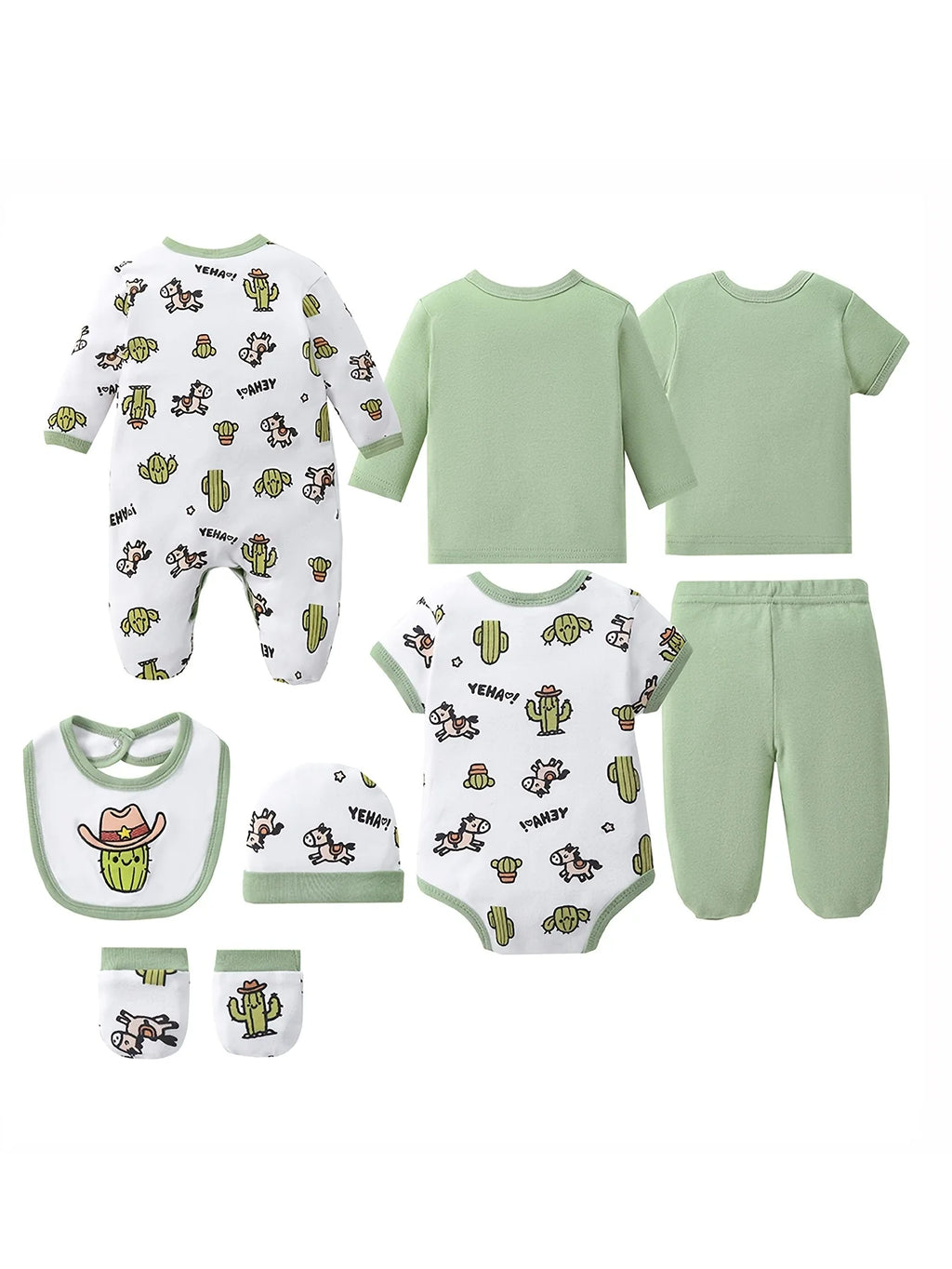 8-pc Cute Newborn Layette Sets