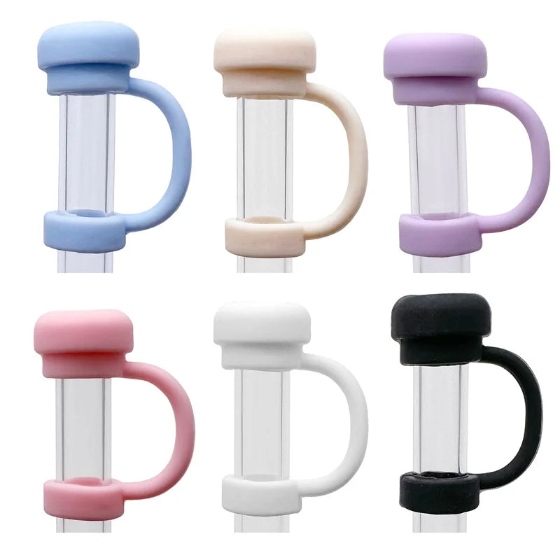 Silicone Straw Covers Compatible with Stanley Cup | Dust-Proof Splash Stopper